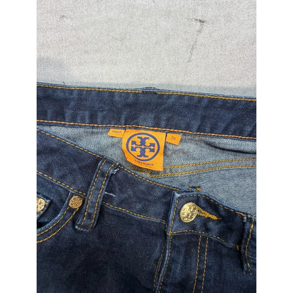 Tory Burch Women Straight Leg Jeans Size 26